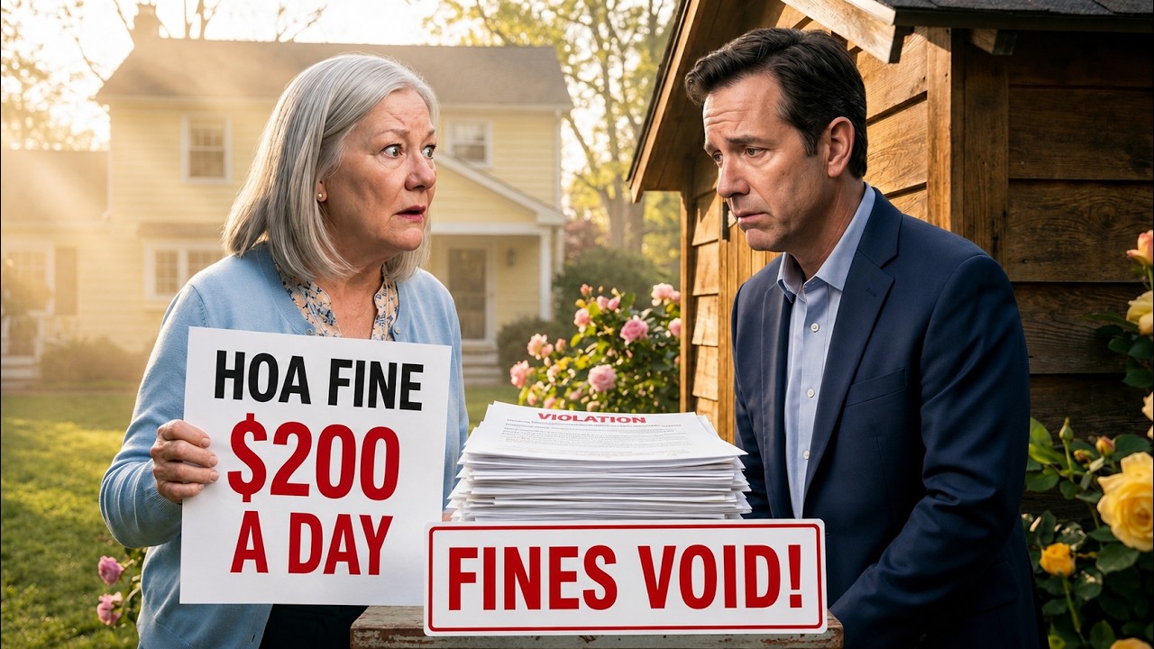 HOA Fined Her $200 a Day &mdash; Then One Hidden Rule Destroyed Them