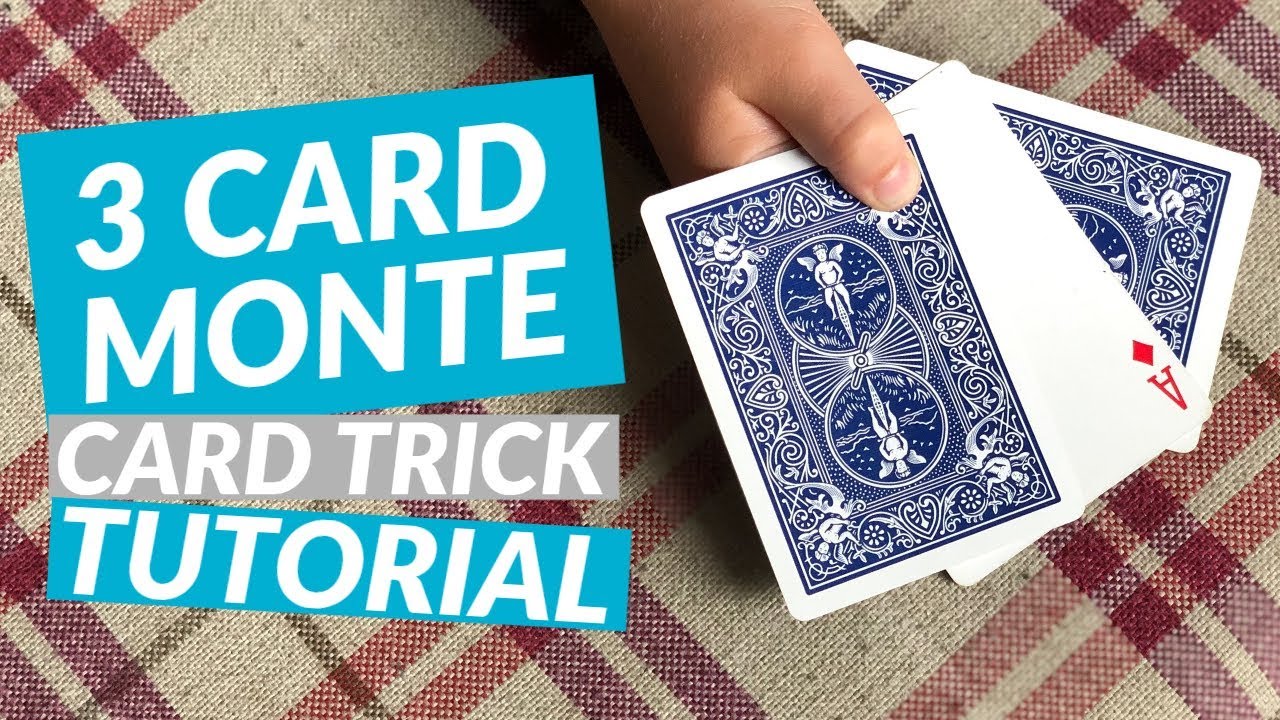 3 CARD MONTE: CARD TRICK TUTORIAL