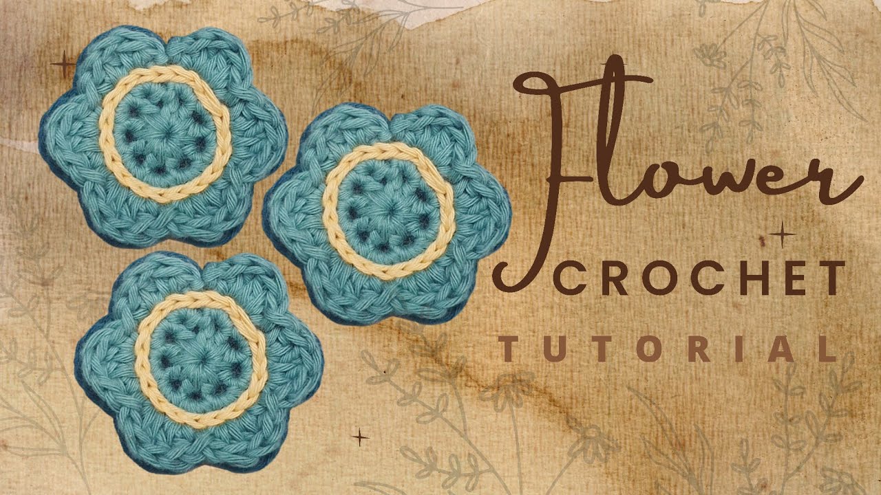 How To Crochet Flower. | Crochet Flower Tutorial.
