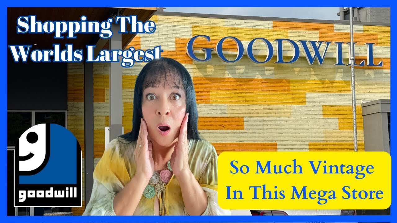 Thrift My Favorite Goodwill + BIGGEST Goodwill In The WORLD For Vintage Home Decor
