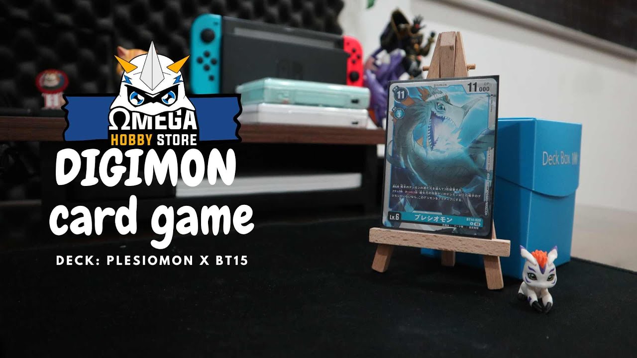 [ Digimon Deck Preview ] Deck Anime Plesiomon X (format BT15 mới nhất hiện tại)