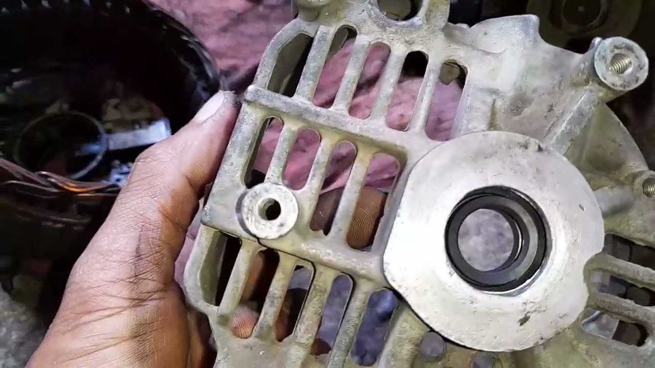 Mitsubishi adventure alternator oil leak?