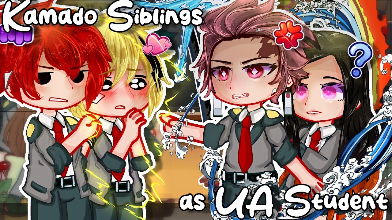 🏯MHA Class1A React to Kamado Siblings as UA Students /compilation/ 