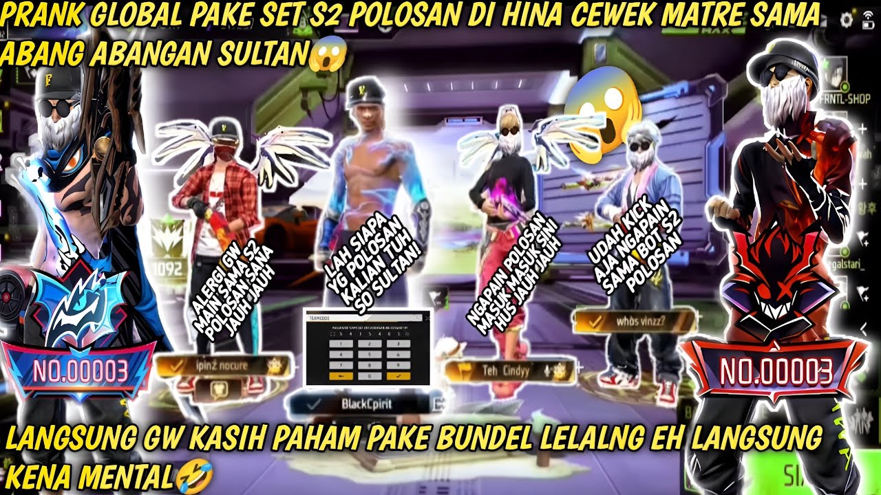 PRANK GLOBAL PAKE SET S2 POLOSAN KETEMU ORANG RANDOM TENGIL HINA SET GW LANGSUNG GW KASIH PAHAM!!