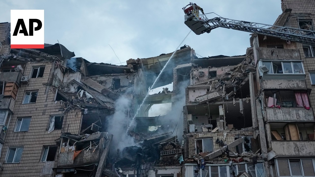 Russia launches deadly waves of missiles and drones at Kyiv, Ukraine