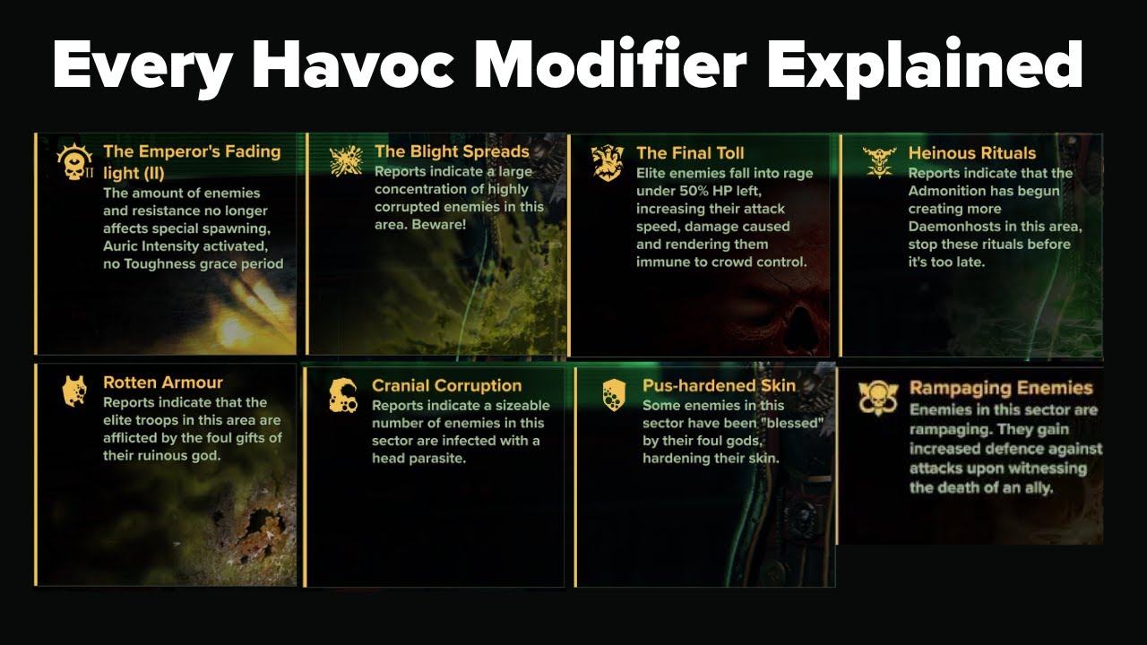 Основы Havoc: Как справляться с каждым модификатором Havoc ┃ Руководство по Darktide