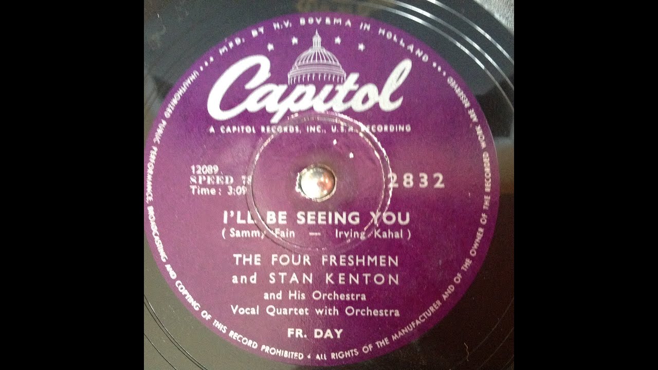 The Four Freshman and Stan Kenton - I'll be seeing you