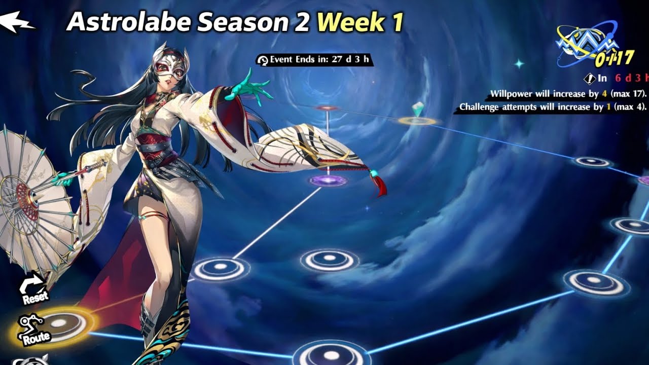 Astrolabe Season 2 Week 1 Persona 5 the Phantom X F2P 