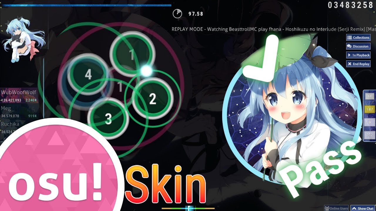 osu! Skin Release: Noel | A Collaboration with dlwnstns