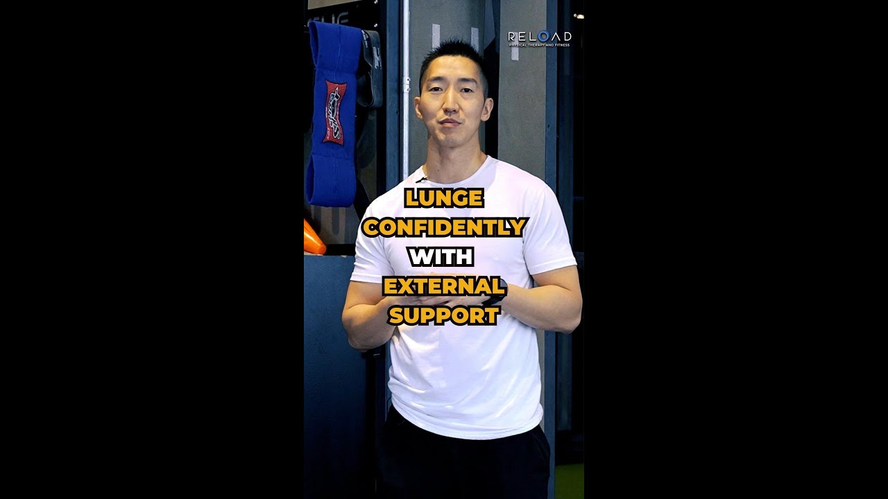 💥Elevate Your Lunges with Support for Superior Balance! #FitnessTips #reloadpt #movewithoutlimits