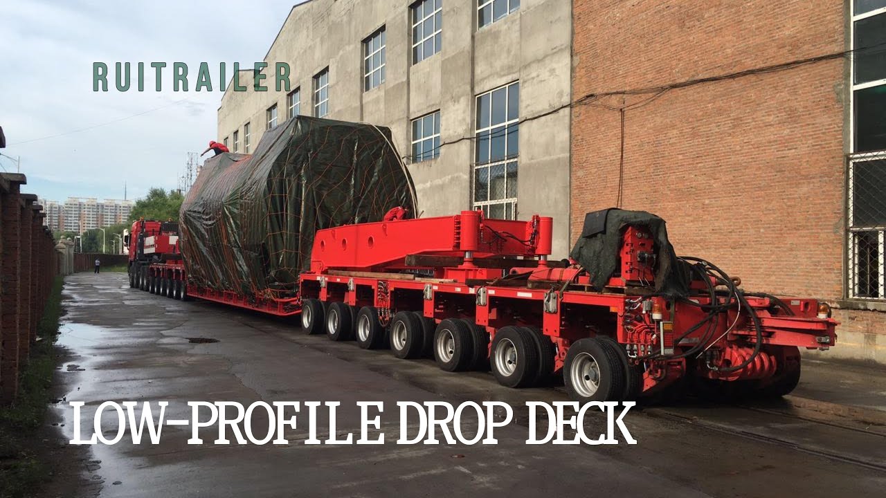 Robust Drop Deck Trailer Solutions For Oversized Load Transport