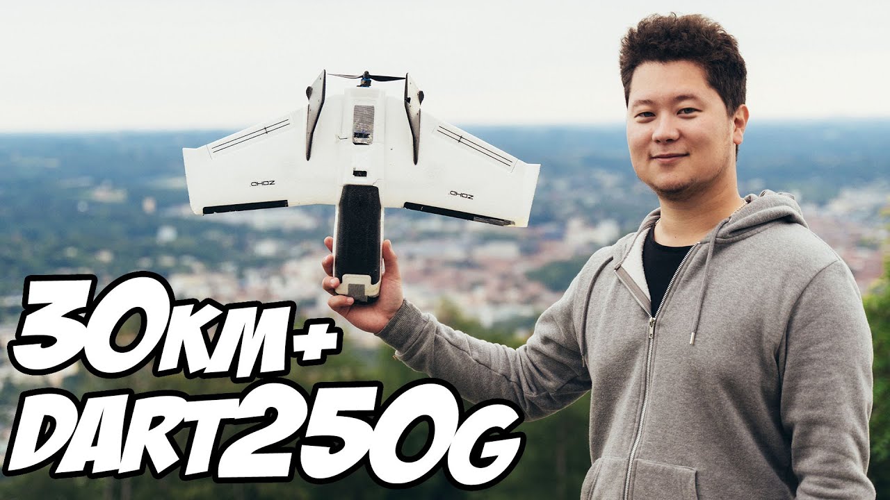 ☀ Как ставятся FPV рекорды. 30км+ на маленьком РУ самолёте + тест Tango2 [ZoHD Dart250G LR Record]