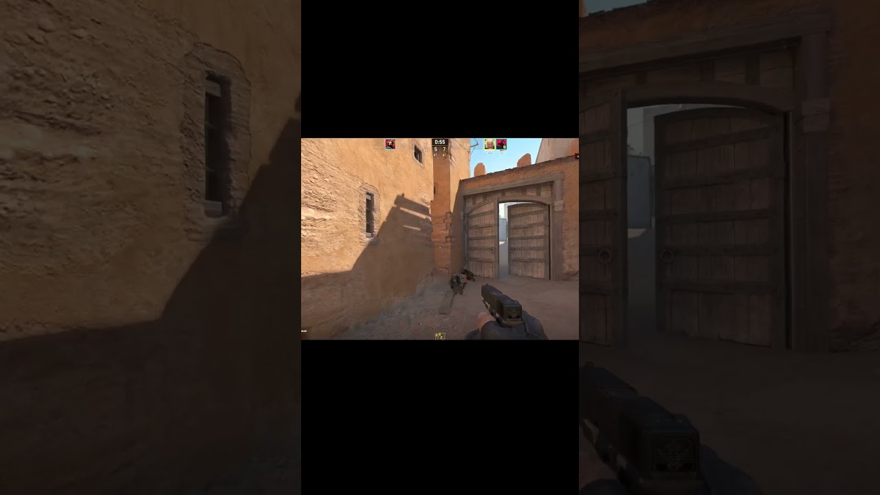 CS2 Dust2 Two Players, Total Team Wipe!