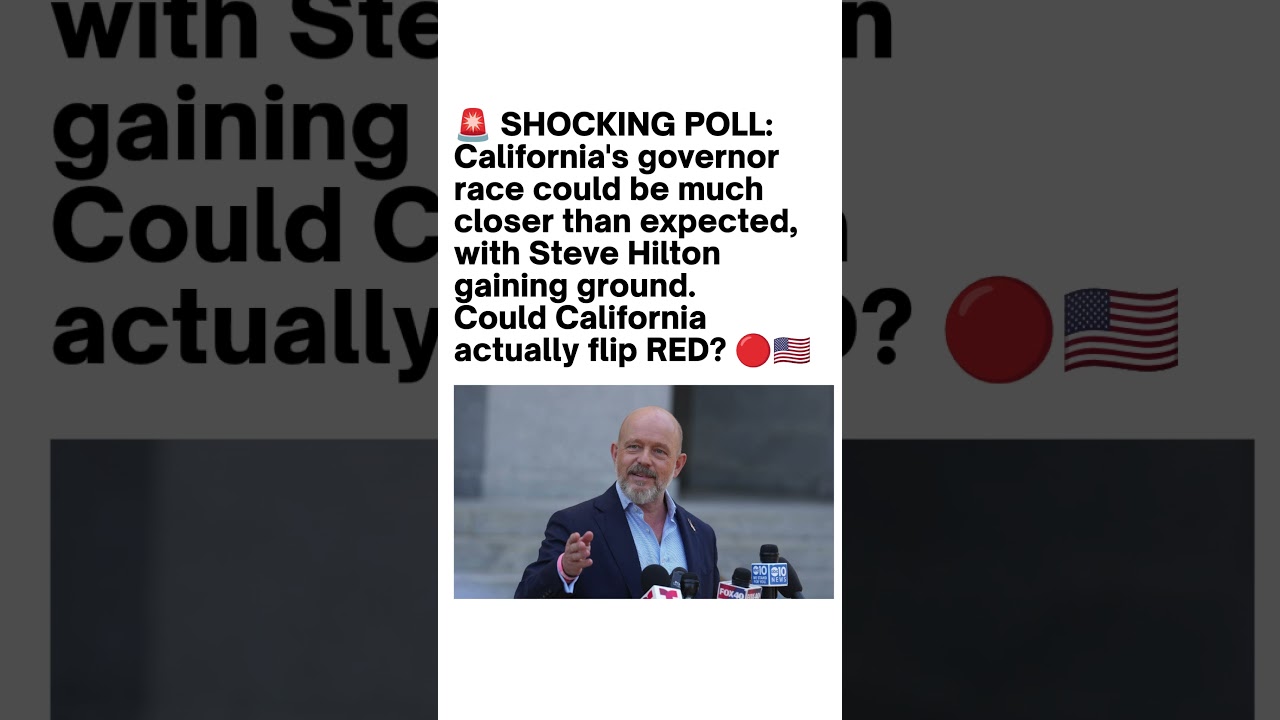 California Governor Race Tightens in New Poll 🚨