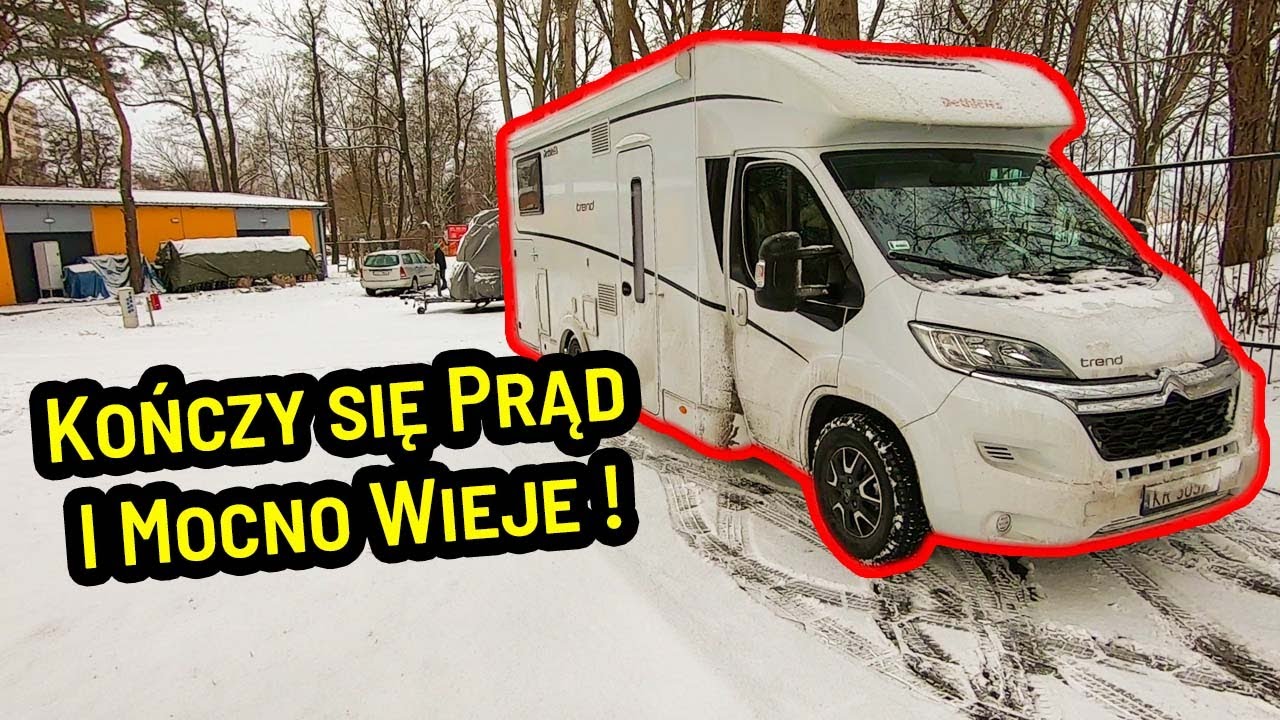 KOŃCZY SIĘ PRĄD i MOCNO WIEJE ! Uciekamy na Kemping Park 45 w Sopocie!