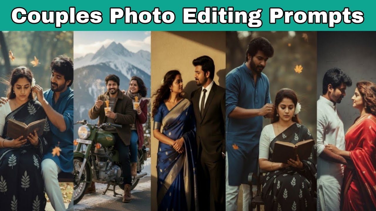 Instagram trending couples photo editing prompts tamil|google gemini couples photo editing prompts 