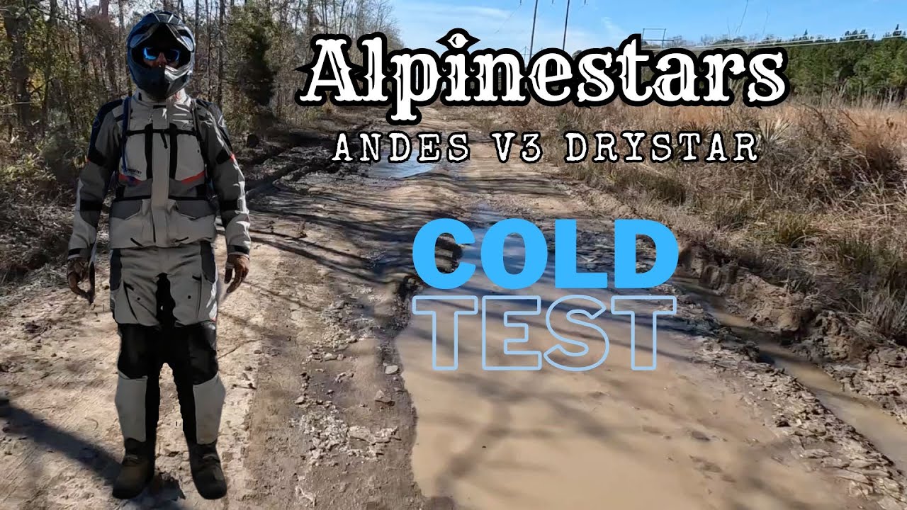 Alpinestars Andes v3 Drystar Cold Weather Test