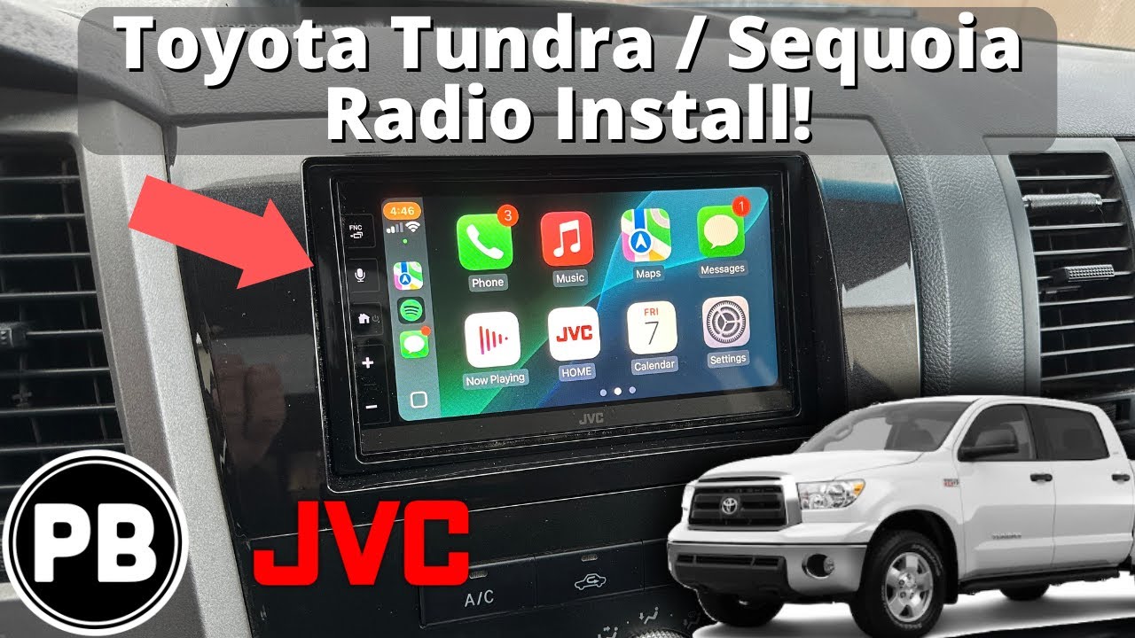 Установка радиоприемника Toyota Tundra 2007–2013 гг.