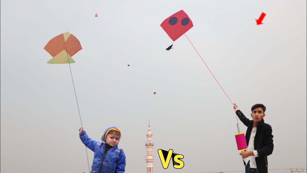 Kite Caught And Kite Flying Fight Challenge