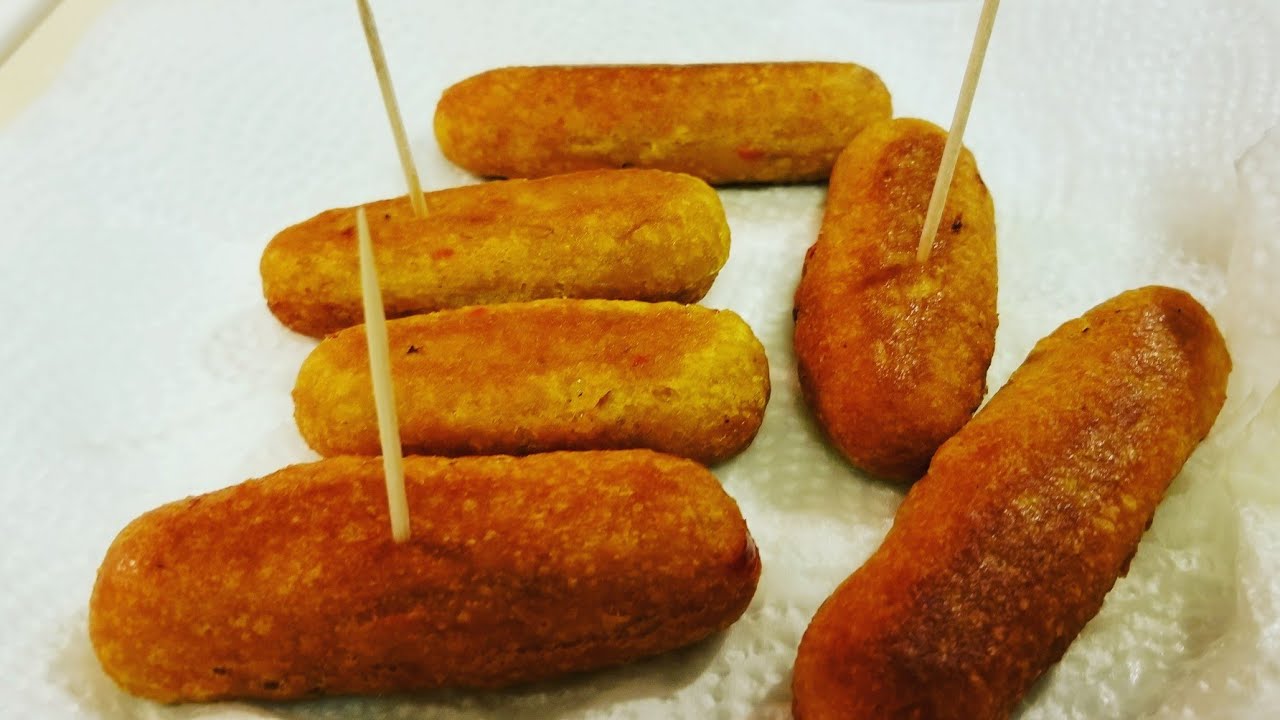 Croquetas de pollo a lo cubano