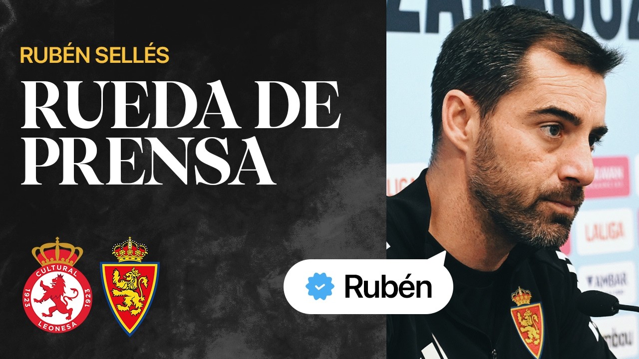 EN DIRECTO | Rueda de prensa de Rubén Sellés | Real Zaragoza