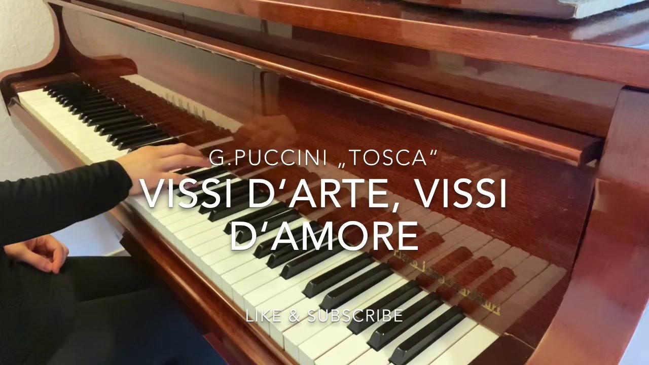 G.Puccini Tosca „Vissi d‘arte, vissi d‘amore“ Piano accompaniment