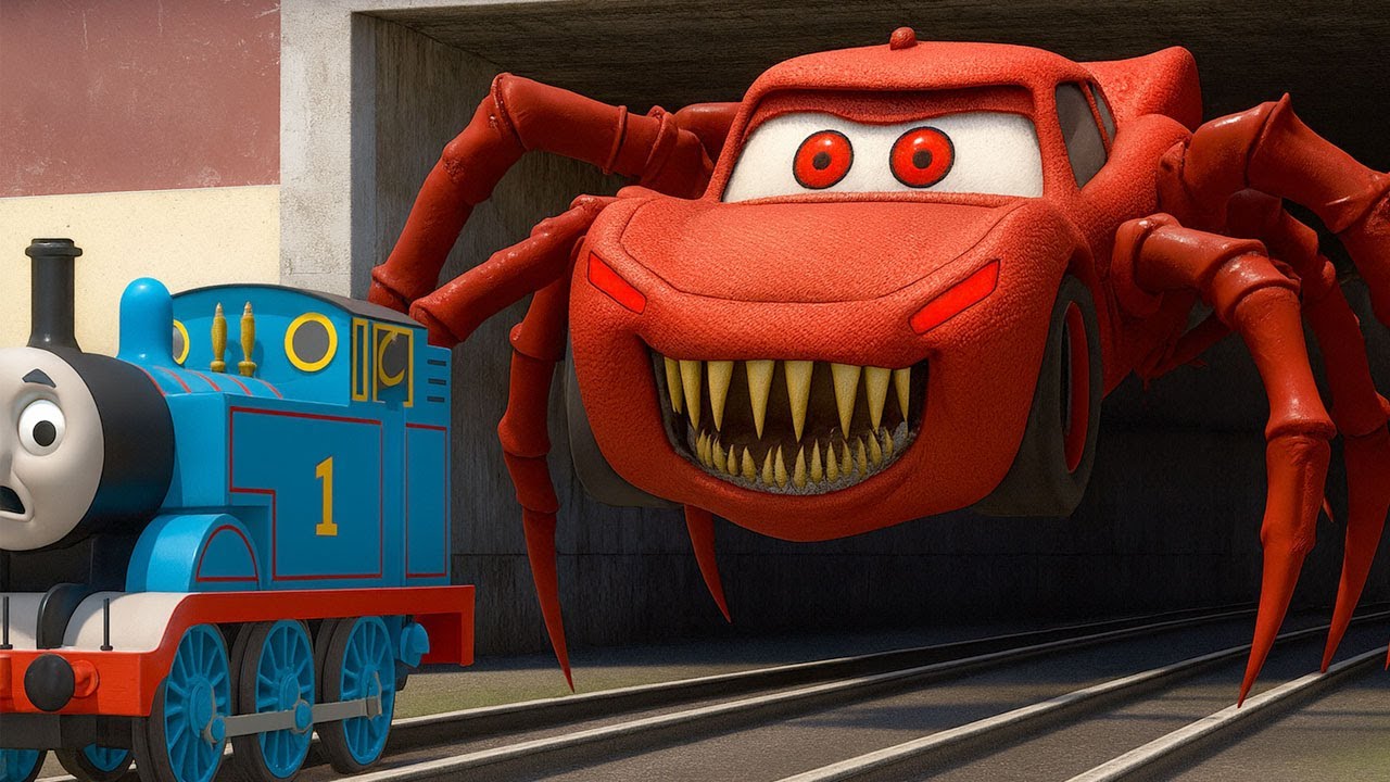 Building a Thomas Train Chased By New Lightning McQueen Eater in Garry's Mod 2025