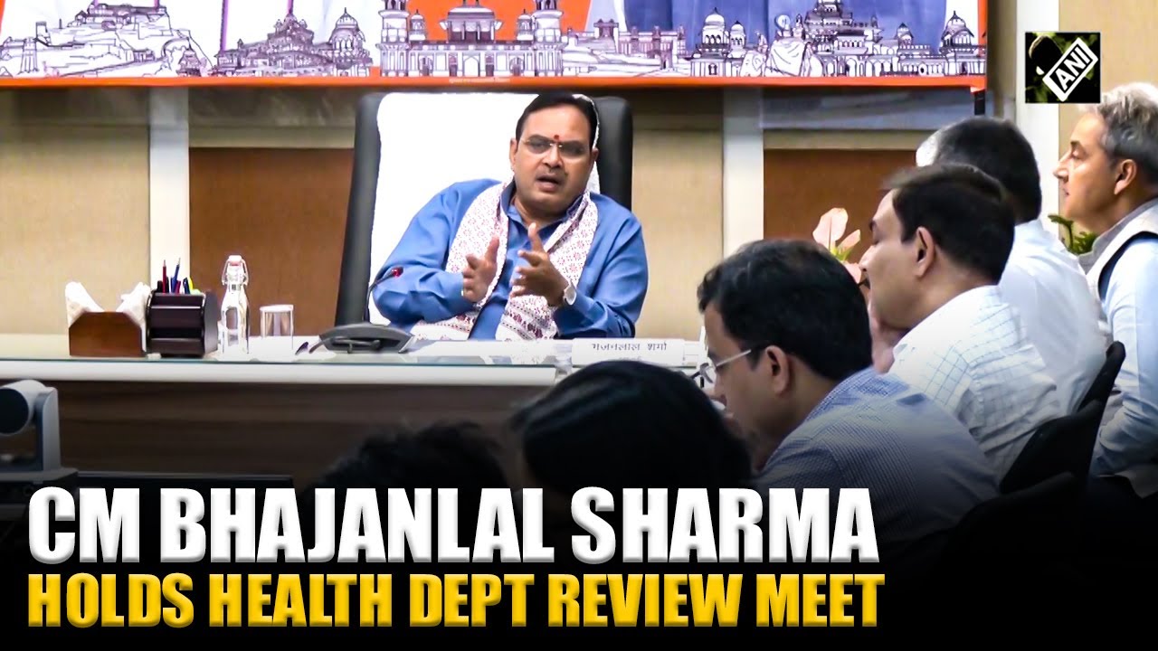 Rajasthan CM Bhajanlal Sharma holds Health department review meeting