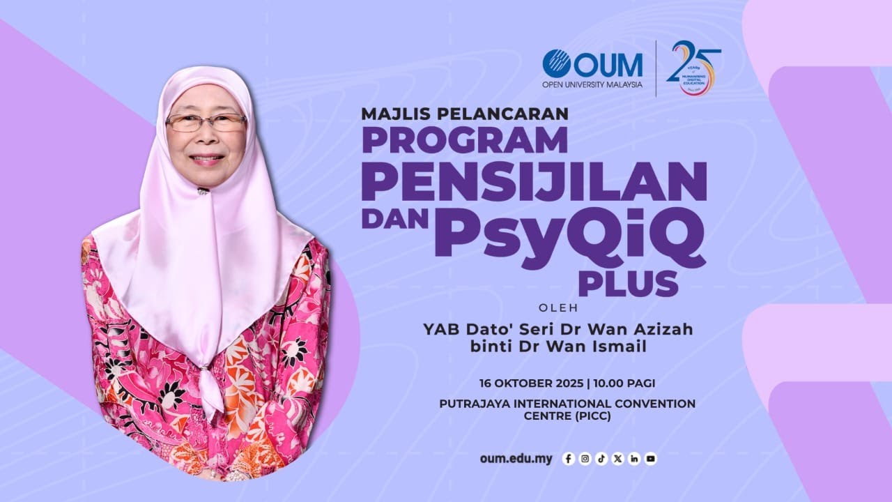Siaran Langsung: Majlis Pelancaran Program Pensijilan dan PsyQiQ Plus