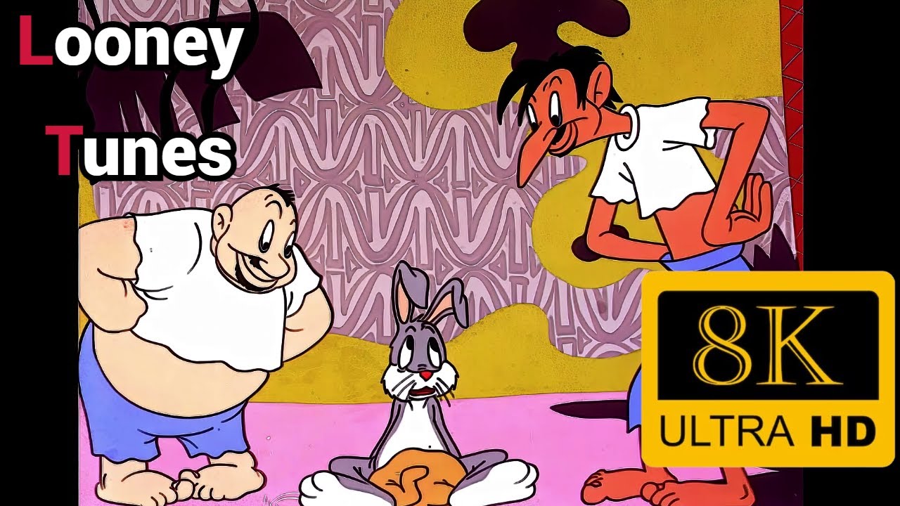 Looney Tunes   Wackiki Wabbit 1943 Remastered 8k