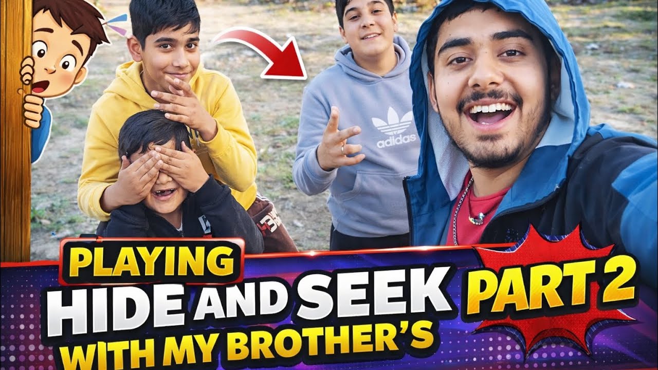 Playing Hide And Seek With Brothers 🥳 Part 2 ❤️