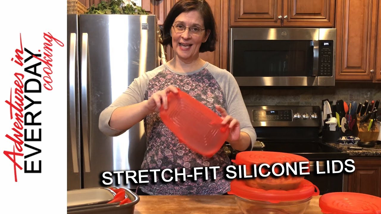 My review of Pampered Chef's Stretch-Fit Silicone Lids - Adventures in Everyday Cooking