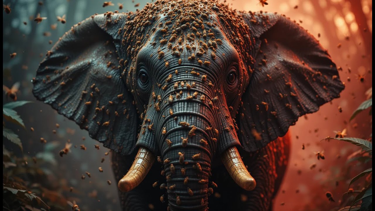 ANGRY Bees Attack Elephant in Wild Rescue Story!