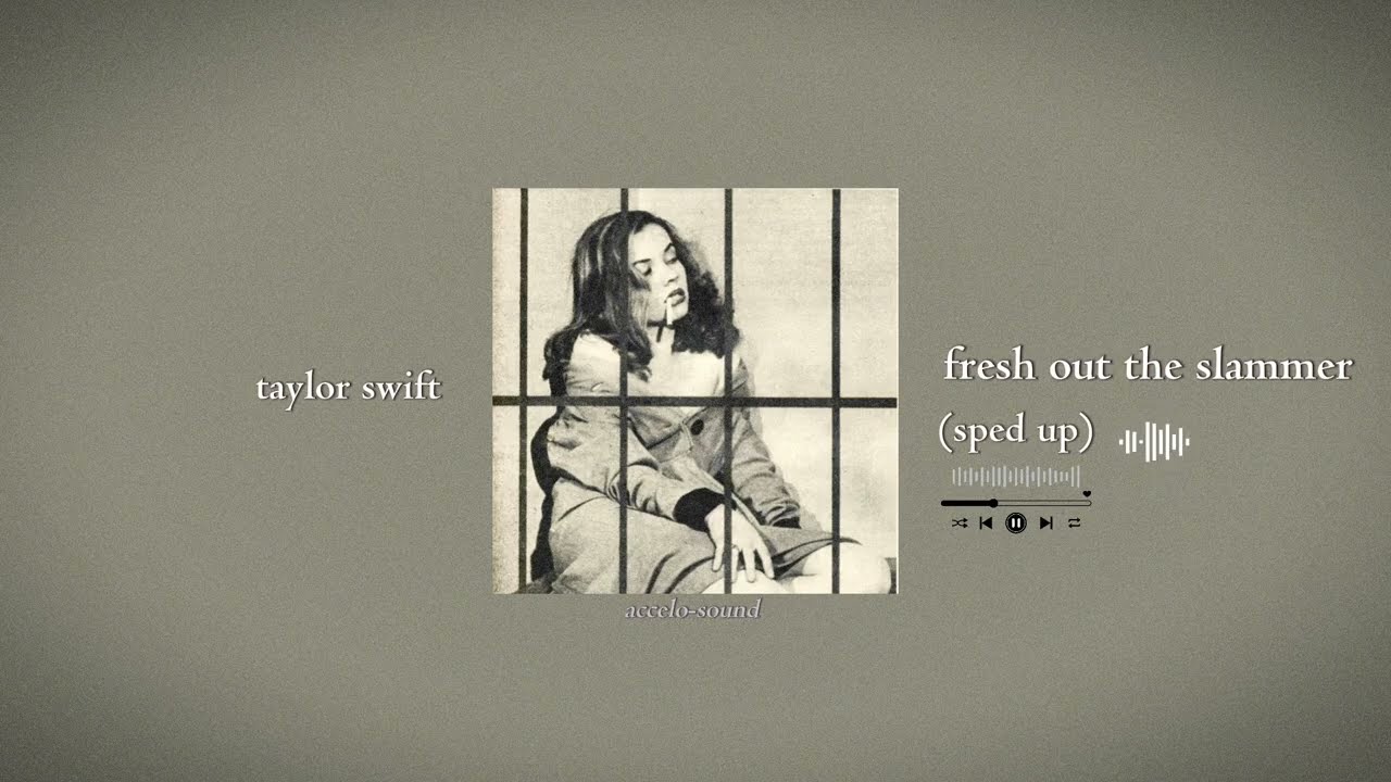 taylor swift - fresh out the slammer (sped up) | accelo-sound