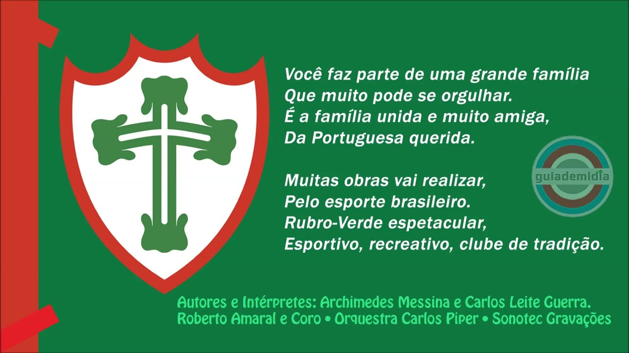Hino da Portuguesa de Desportos • O hino 
