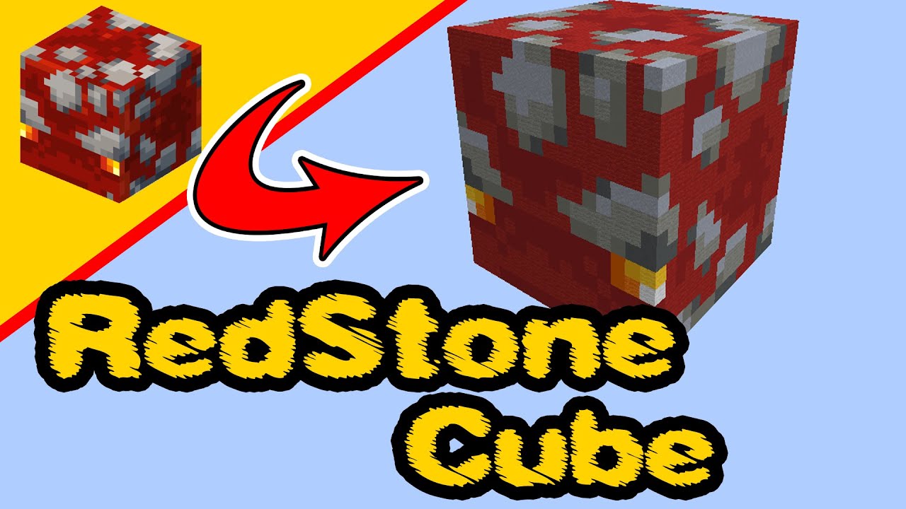 Minecraft Redstone Cube, Minecraft Dungeons, Mob Build, Minecraft Statue - PS4, Xbox, Switch, P