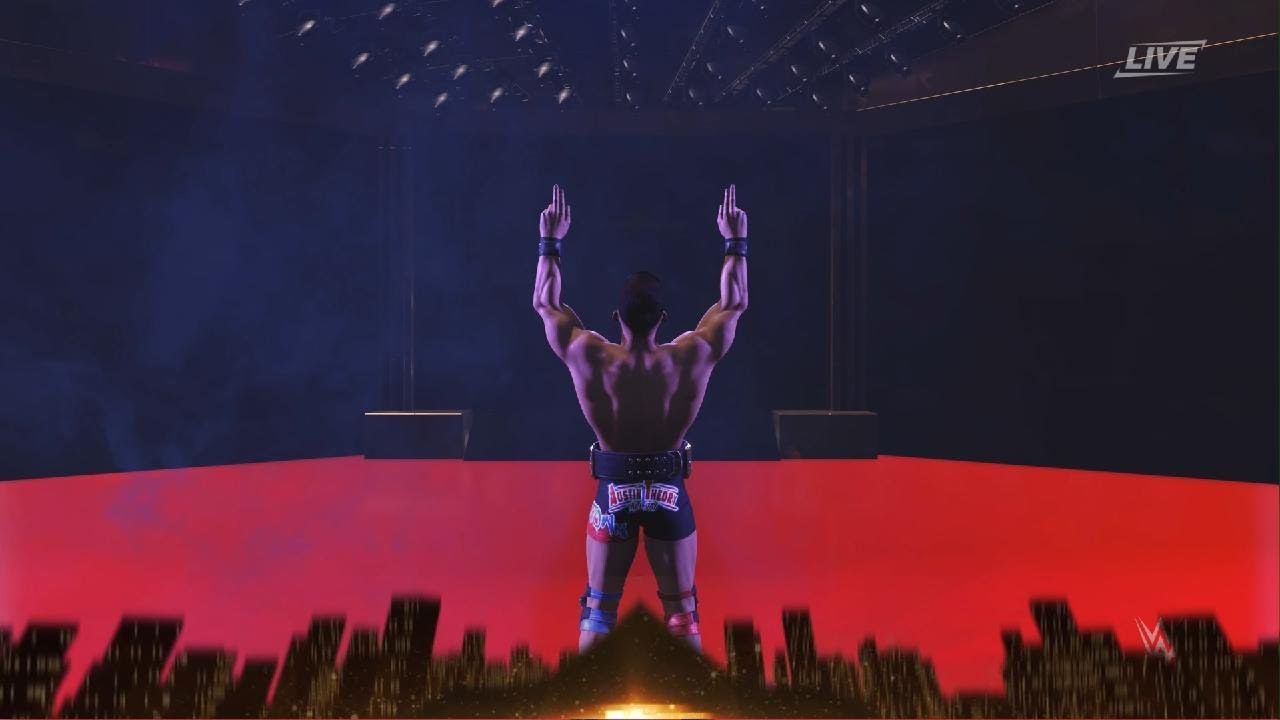 WWE WRESTLEMANIA 39 JHON CENA VS AUSTIN THEORY US CHAMPION