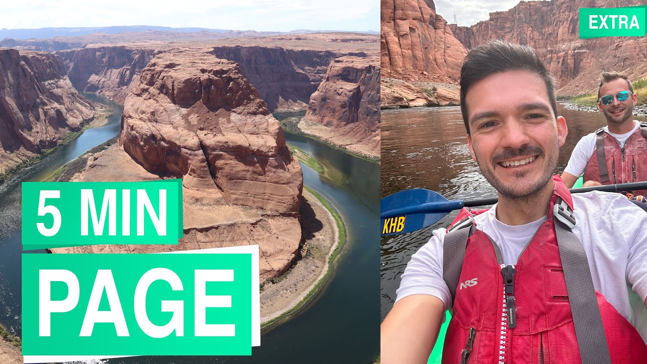 Page Canoe Tour in 5 Minutes | Best Colorado River Tour 🛶✨