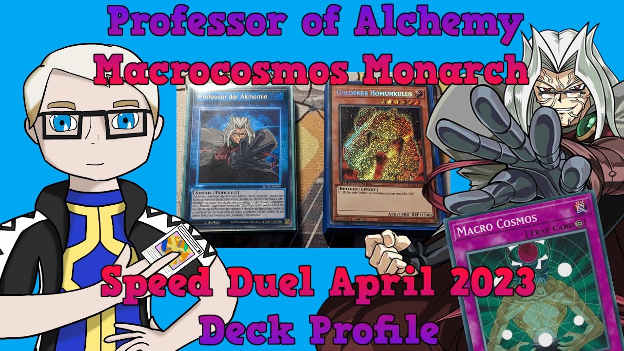 Professor of Alchemy Macro Cosmos Monarch | Speed Duel - Amnael Deck Profile