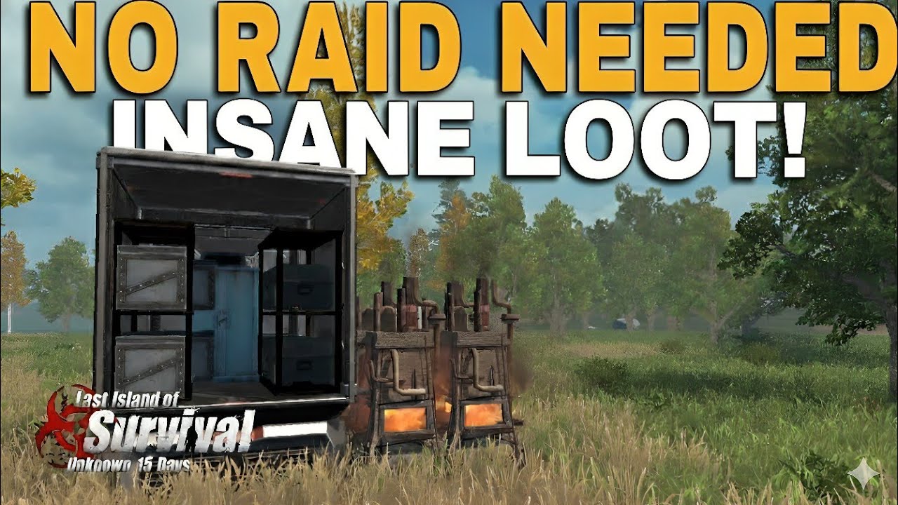 ​How I Got This Much Loot Without Even Raiding - Last Island of Survival