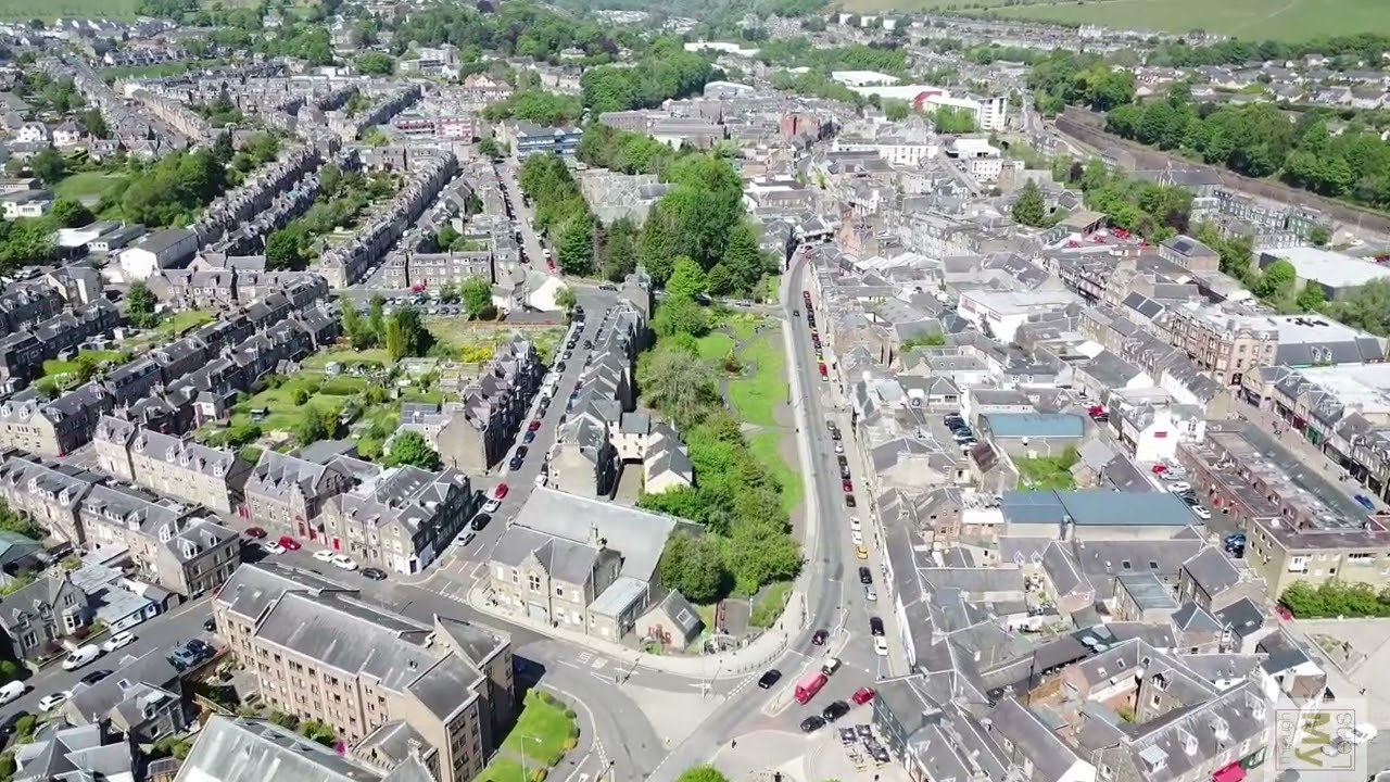Galashiels From The Air 2025