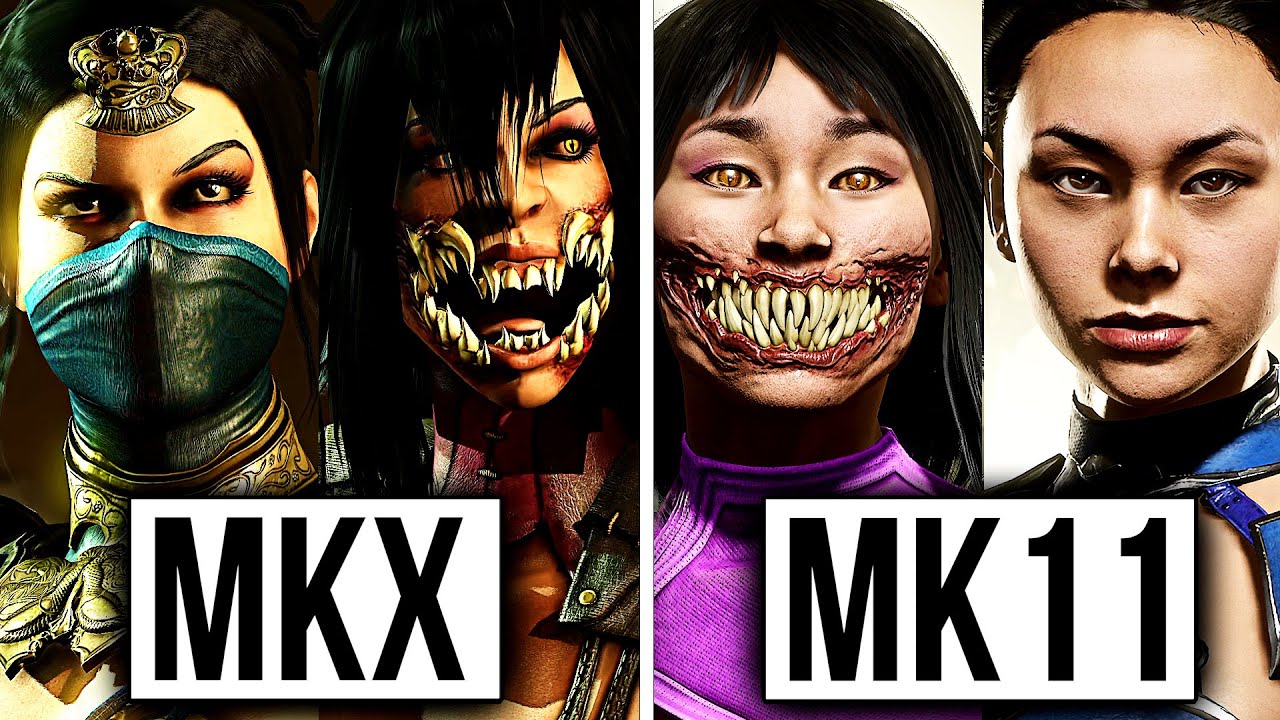 Mileena vs Kitana Intro Dialogue Evolution | Mortal Kombat 11: Character Interactions | MKX