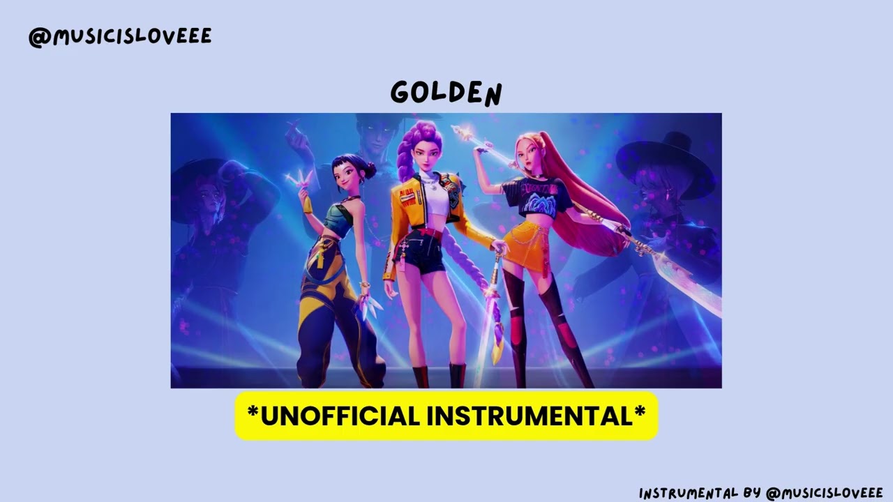 HUNTRIX - GOLDEN (UNOFFICIAL INSTRUMENTAL)