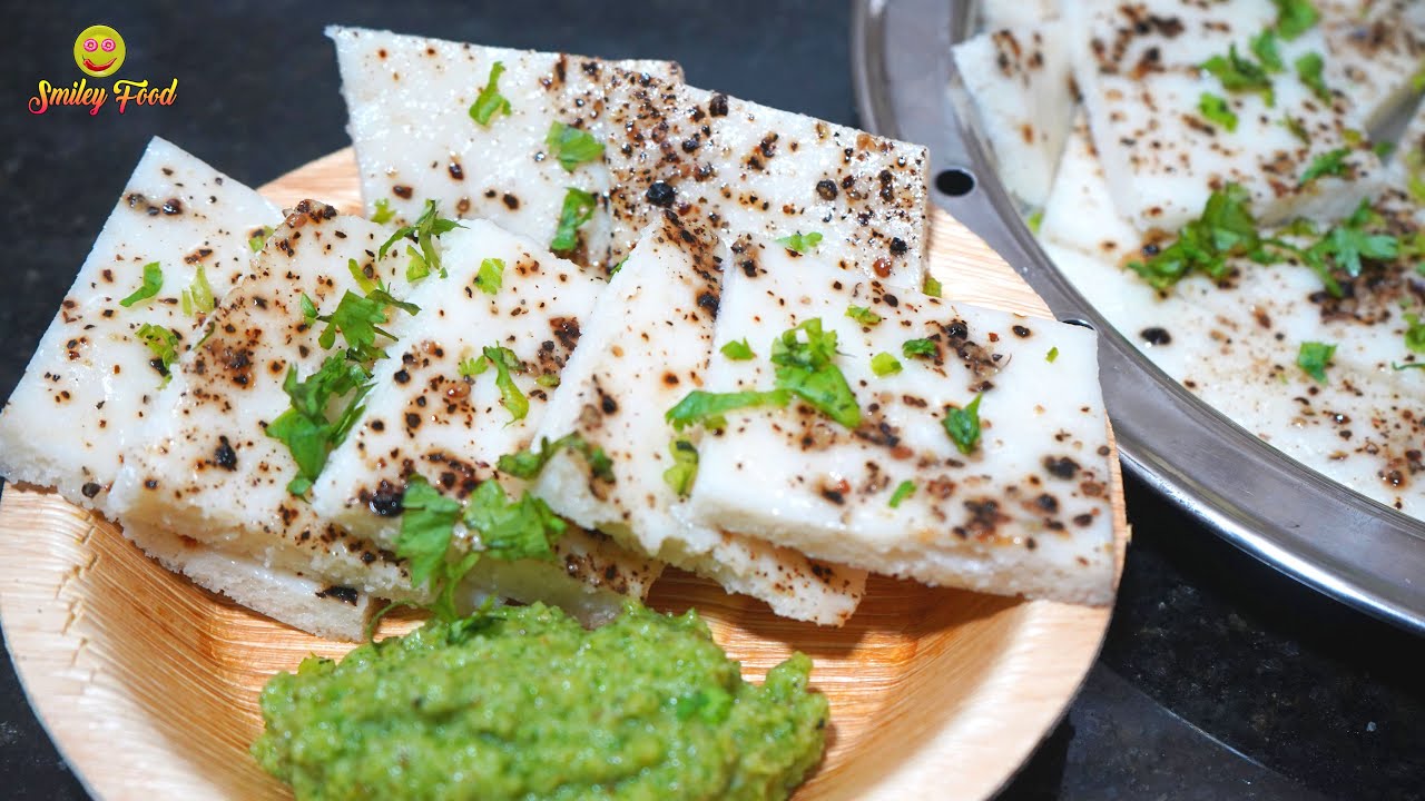 सूरत के फेमस इदडा सॉफ्ट कैसे बनाते है | Surti Idada Recipe | White Khaman Dhokla with Chutney