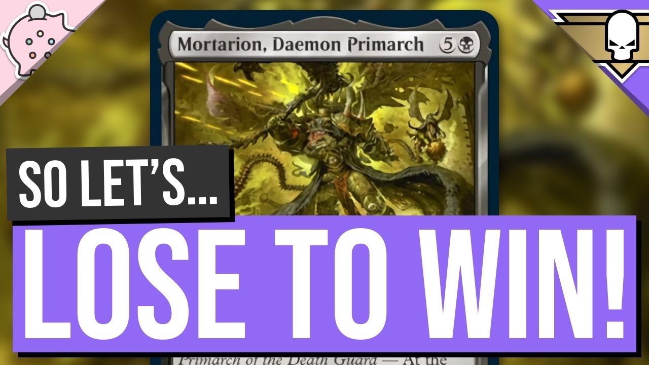 So Let's...Lose to Win?!? | Mortarion Daemon Primarch | Warhammer 40K Spoilers | Magic the Gathering