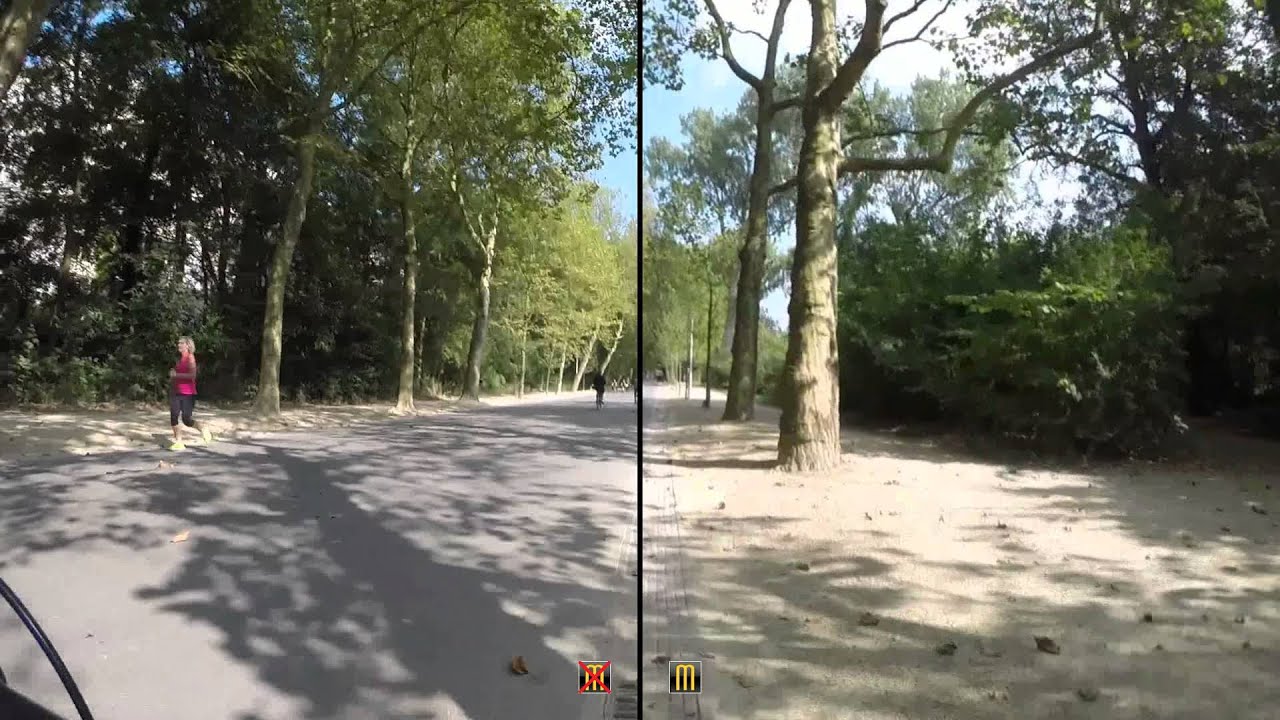 Bicycle tour filmed with GoPro Hero 3 plus