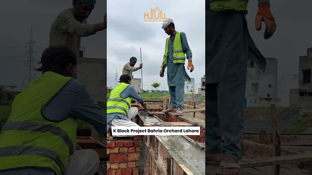 RCC Plinth Beam Pouring | K Block Project | Bahria Orchard Lahore