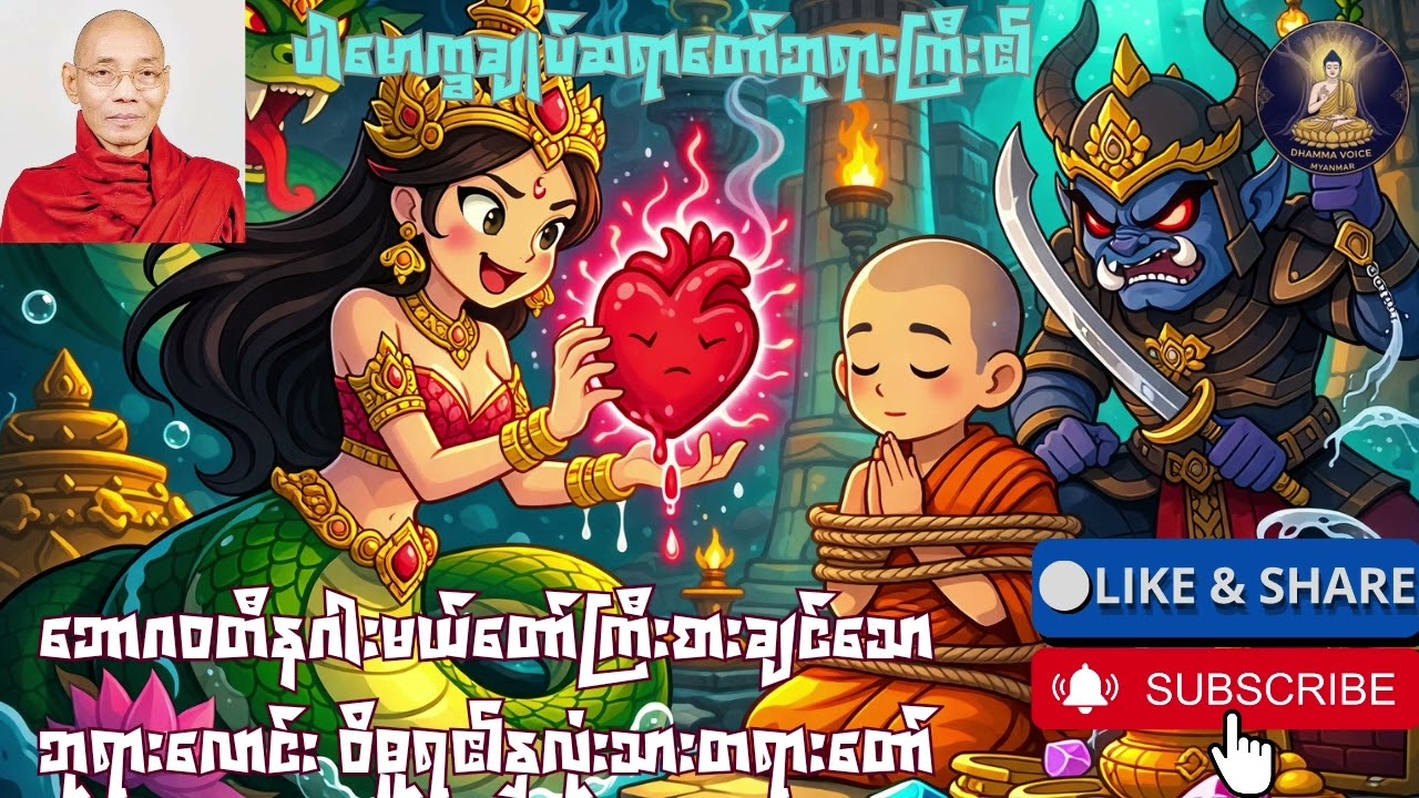 ပါချုပ်ဆရာတော်ဘုရားကြီး၏ ဘောဂဝတီနဂါးမယ်တော်ကြီးအကြောင်း တရားတော် 