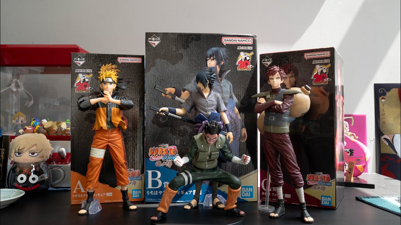 FIGURE UNBOXING | Naruto Shippuden Ichiban Kuji Figures - Naruto, Sasuke, Gaara, Might Guy