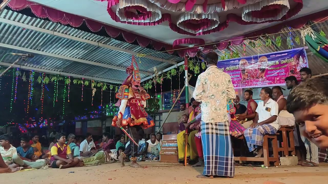 தர்மர் ஜல்லியன் சண்டை பதினெட்டாம்போர் நாடகம்  பாகம்05 #therukoothu #pathinettam porkalam